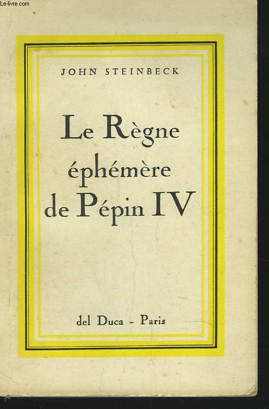 LE REGNE EPHEMERE DE PEPIN IV