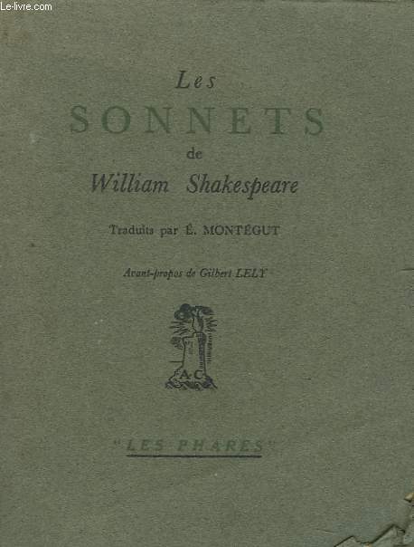 LES SONNETS DE WILLIAM SHAKESPEARE