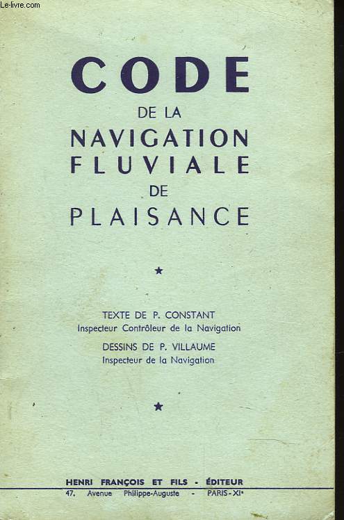 CODE DE LA NAVIGATION DE PLAISANCE