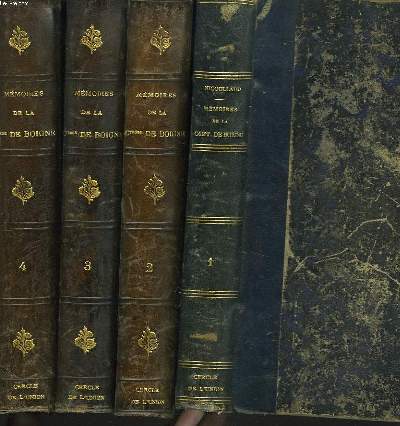 RECITS D'UNE TANTE. MEMOIRES DE LA COMTESSE DE BOIGNE NEE D'OSMOND, PUBLIES D'APRES LE MANUSCRIT ORIGINAL PAR M. CHARLES NICOULLAUD EN 4 TOMES. TOME I : 1781-1814. TOME II : 1815-1819. TOME III : 1820-1830. TOME IV : 1831-1866. FRAGMENTS.