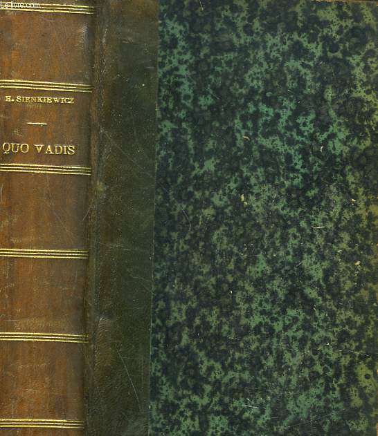 QUO VADIS. ROMAN DES TEMPS NERONIENS.