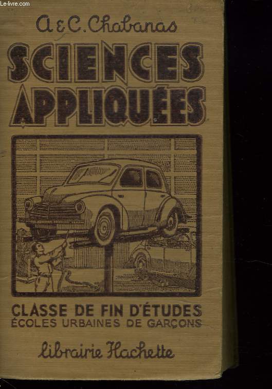 SCIENCES APPLIQUEES. CLASSE DE FIN D'ETUDES, ECOLES URBAINES DE GARCONS