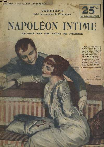 NAPOLEON INTIME RACONTE PAR SON VALET DE CHAMBRE