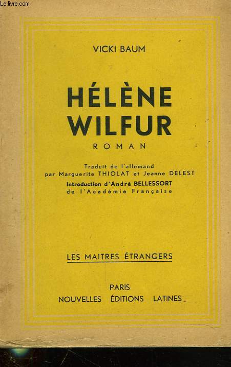 HELENE WILFUR. ETUDIATE EN CHIMIE.