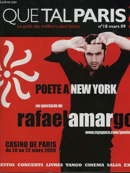 QUE TAL PARIS ? LE GUIDE DES MEILLEURS PLANS LATINOS. N18, MARS 2009