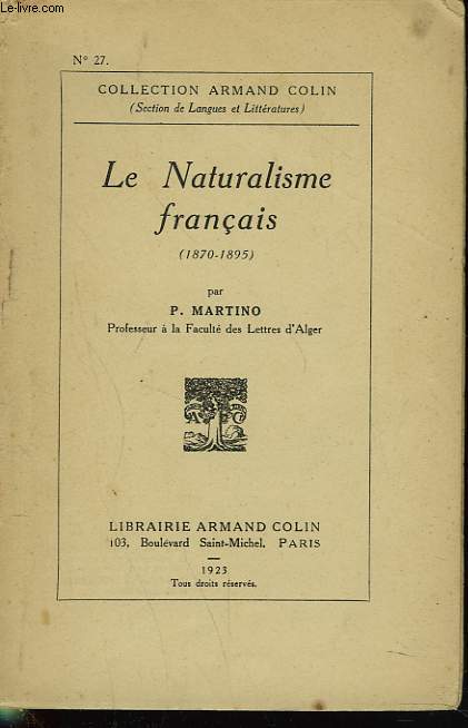 LE NATURALISME FRANCAIS (1870-1895)