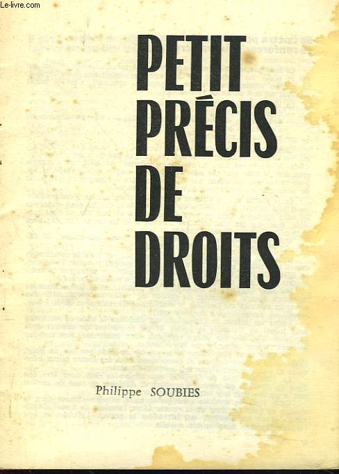 PETIT PRECIS DE DROITS