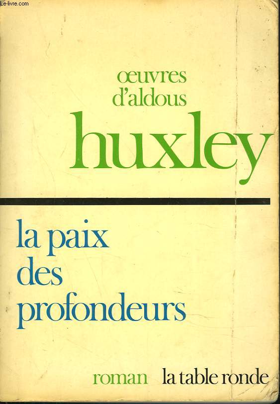 LA PAIX DES PROFONDEURS