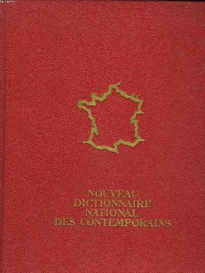 NOUVEAU DICTIONNAIRE DES CONTEMPORAINS. TOME II. 1963