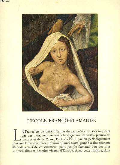 L'ECOLE FRANCO-FLAMANDE. XIV ET XVe SIECLES.