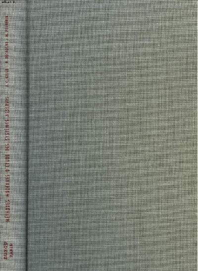 METHODES MODERNES D'ETUDE DES SYSTEMES ASSERVIS.