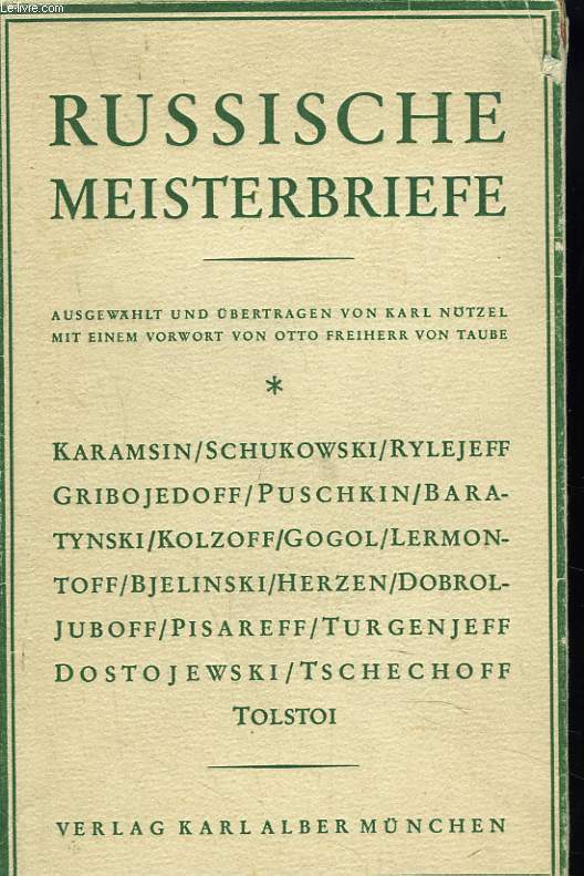 RUSSISCHE MEISTERBRIEFE