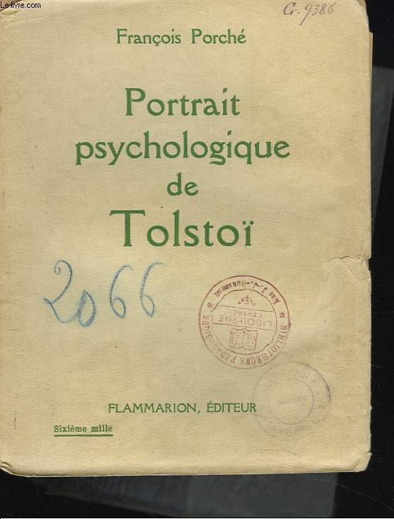 PORTRAIT PSYCHOLOGIQUE DE TOLSTO