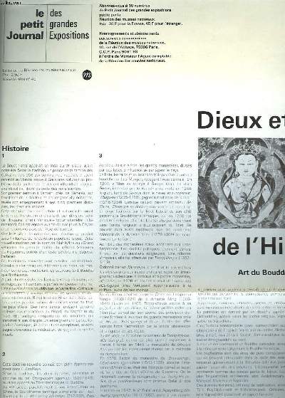 LE PETIT JOURNAL DES GRANDES EXPOSITIONS N 43, DU 25 MARS AU 27 JUIN 1977. DIEUX ET DEMONS DE L'HIMALAYA. ART DU BOUDHISME LAMAIQUE / PANTHEON ET ICONOGRAPHIE.