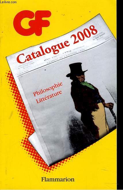 CATALOGUE PHILOSOPHIE LITTERATURE 2008.
