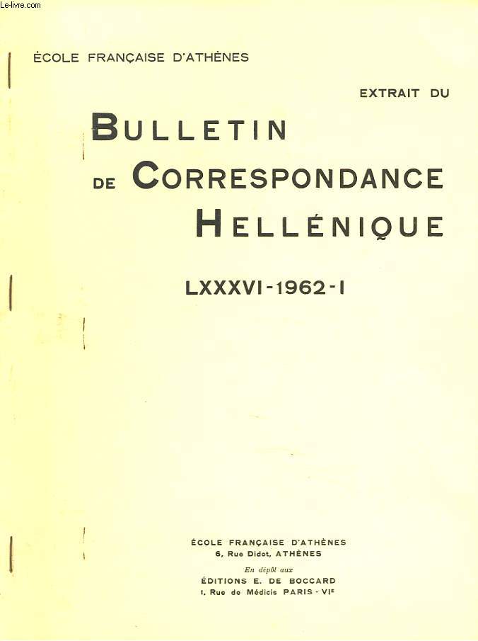BULLETIN DE CORRESPONDANCES HELLENIQUES (EXTRAIT DE). LXXXVI-1962-I. THE WEST FRIEZE OF THE SIPHNIAN TREASURY AT DELPHEI : E REARRANGEMENT, by BRUNILDE SISMONDO RIDGWAY.