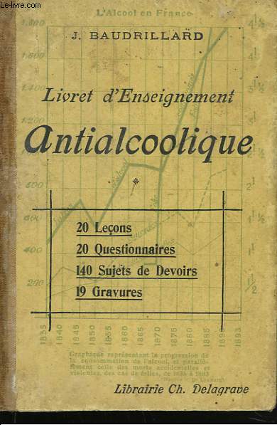 LIVRET D'ENSEIGNEMENT ANTIALCOOLIQUE.