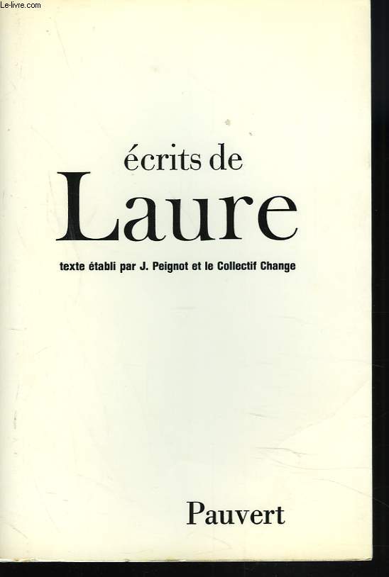 ECRITS DE LAURE