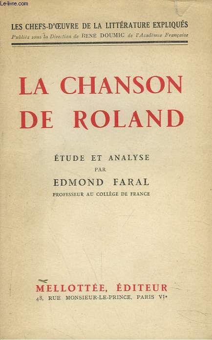 LA CHANSON DE ROLAND