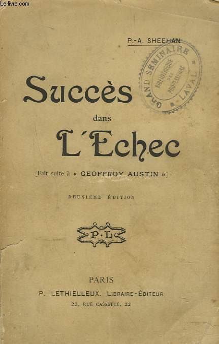 SUCCES DANS L'ECHEC