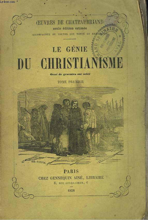 OEUVRES. TOME 1. LE GENIE DU CHRISTIANISME.