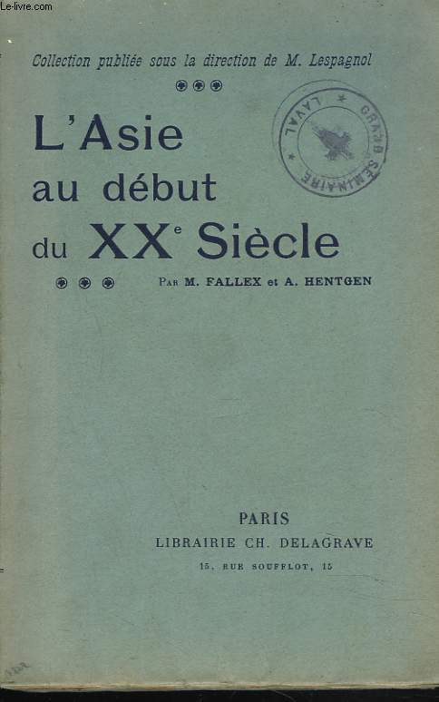 L'ASIE AU DEBUT DU XXe SIECLE