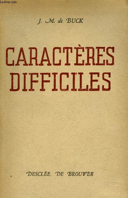 CARACTERES DIFFICILES