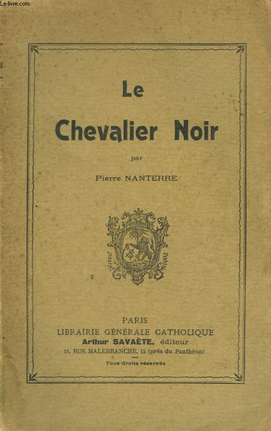 LE CHEVALIER NOIR