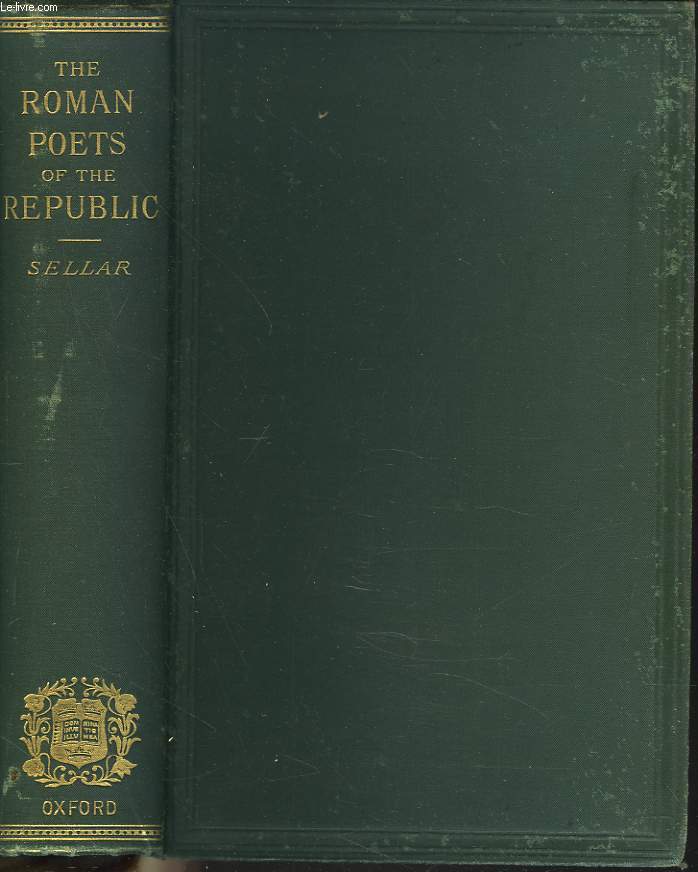 THE ROMAN POETS OF THE REPUBLIC.