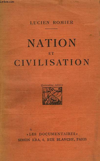 NATION ET CIVILISATION
