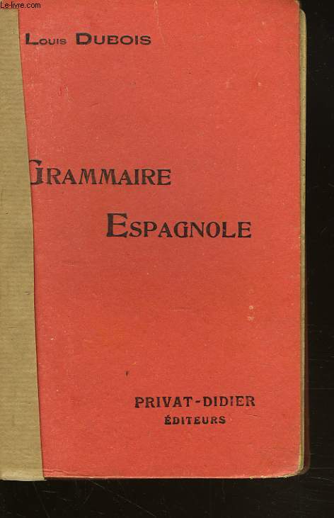 GRAMMAIRE ESPAGNOLE