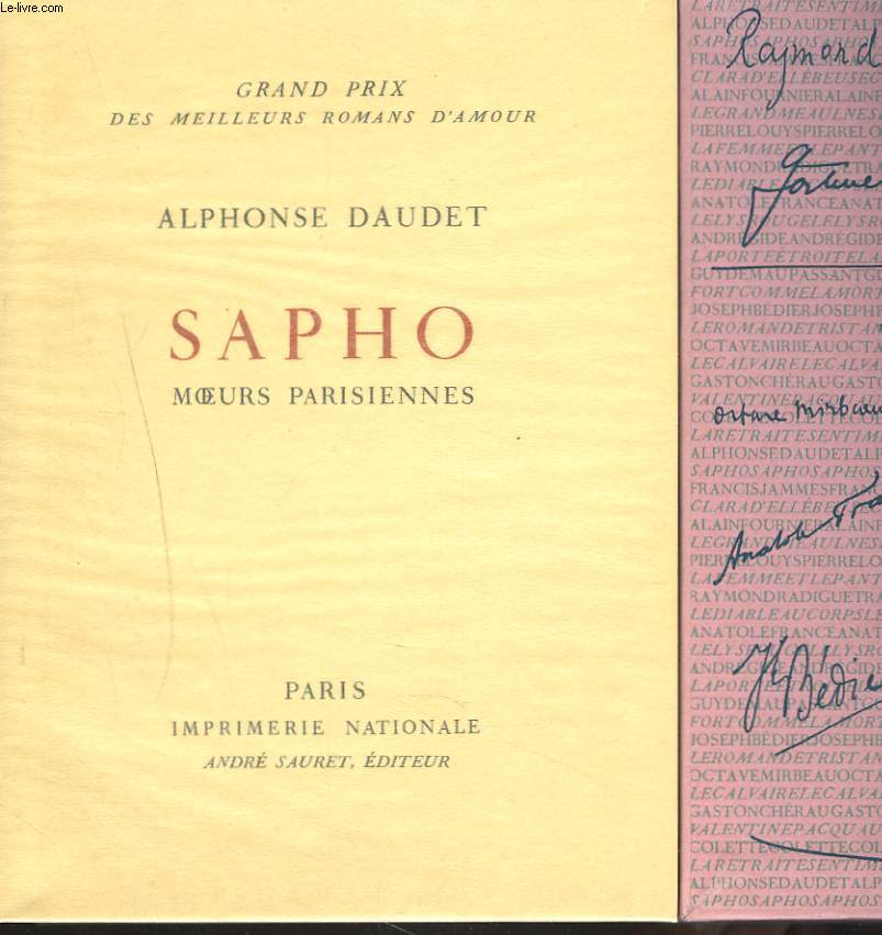 SAPHO. MOEURS PARISIENNES