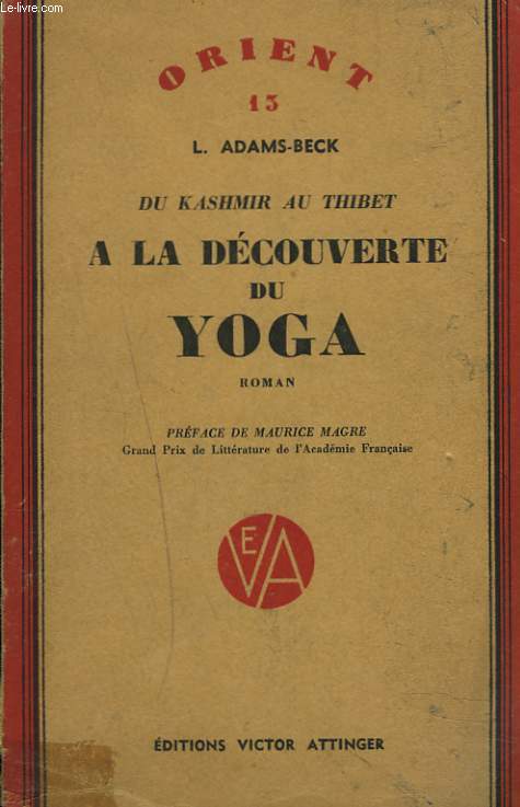 DU KASHMIR AU TIBET, A LA DECOUVERTE DU YOGA. ROMAN