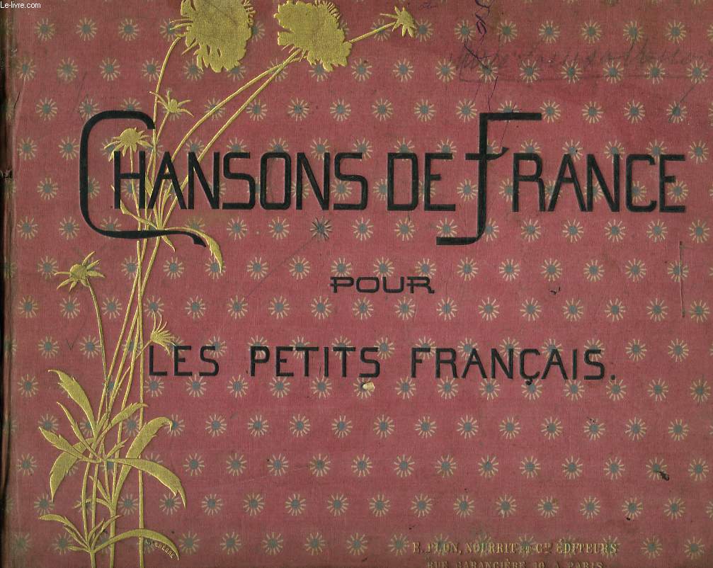 CHANSONS DE FRANCE POUR LES PETITS FRANCAIS. IMCOMPLET.
