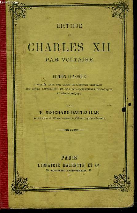 HISTOIRE DE CHARLES XII