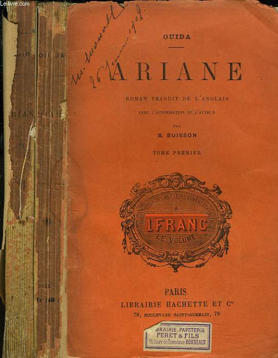 ARIANE. TOMES I ET II.