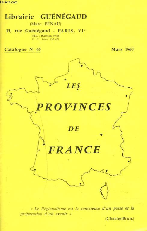 CATALOGUE N65. LES PROVINCES DE FRANCE. REGIONALISME.