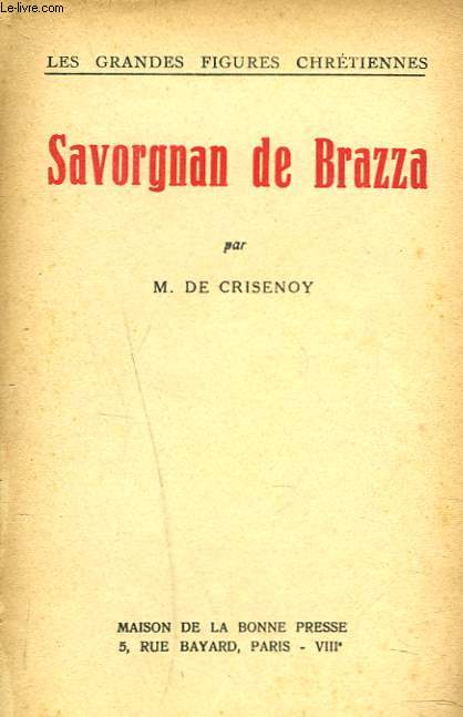 SAVORGNAN DE BRAZZA