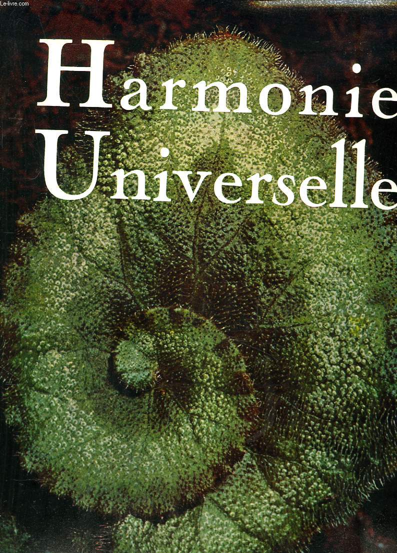 HARMONIES UNIVERSELLES. TOME II.