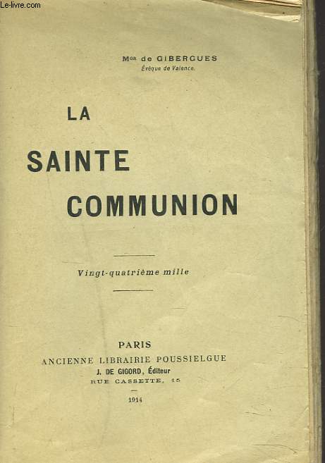 LA SAINTE COMMUNION.