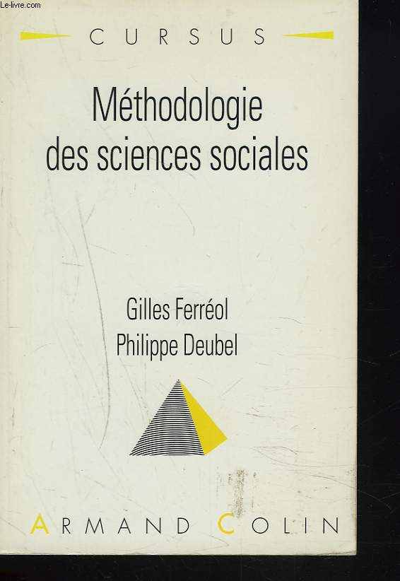 METHODOLOGIE DES SCIENCES SOCIALES