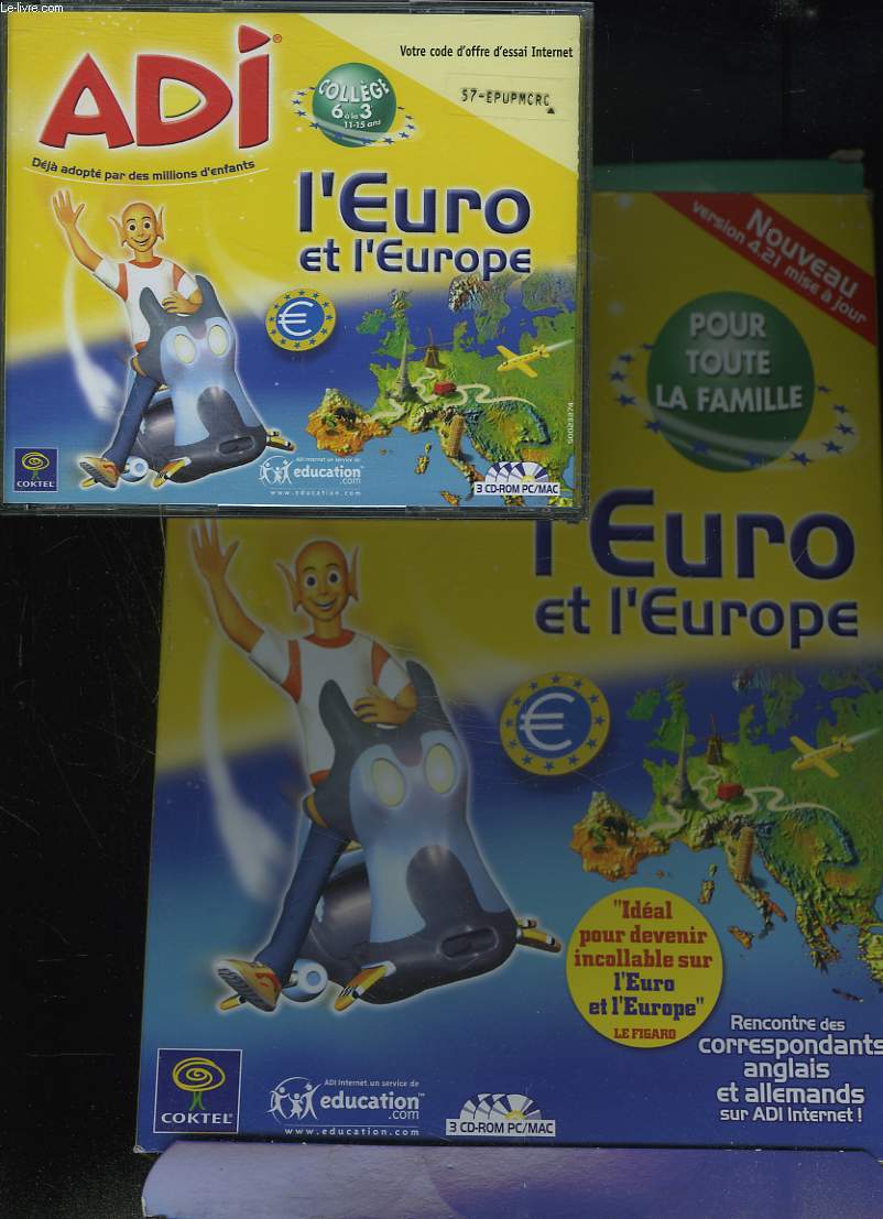 ADI. L'EURO ET L'EUROPE. COLLEGE, 6e  la 3e.