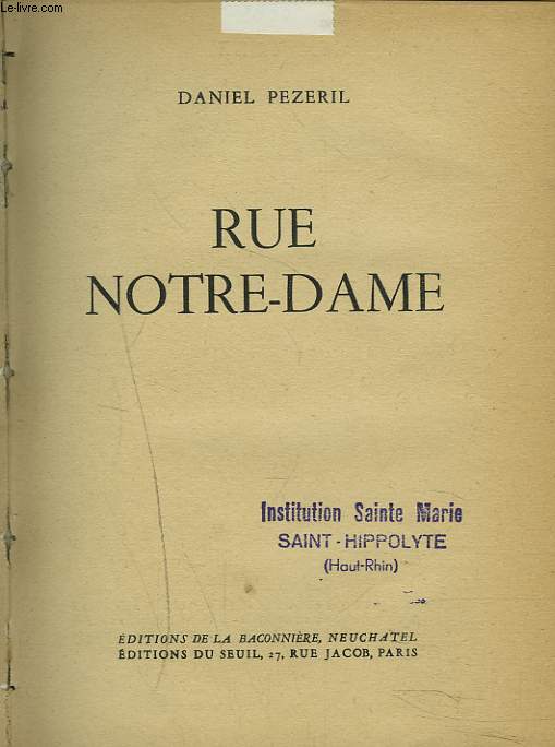 RUE NOTRE-DAME