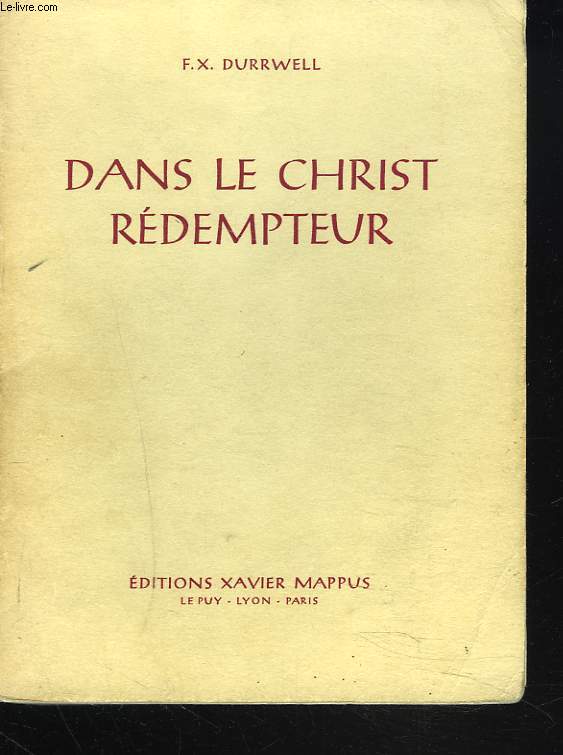 DANS LE CHRIST REDEMPTEUR