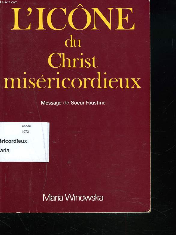 L'ICONE DU CHRIST MISERICORDIEUX