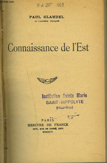 CONNAISSANCE DE L'EST