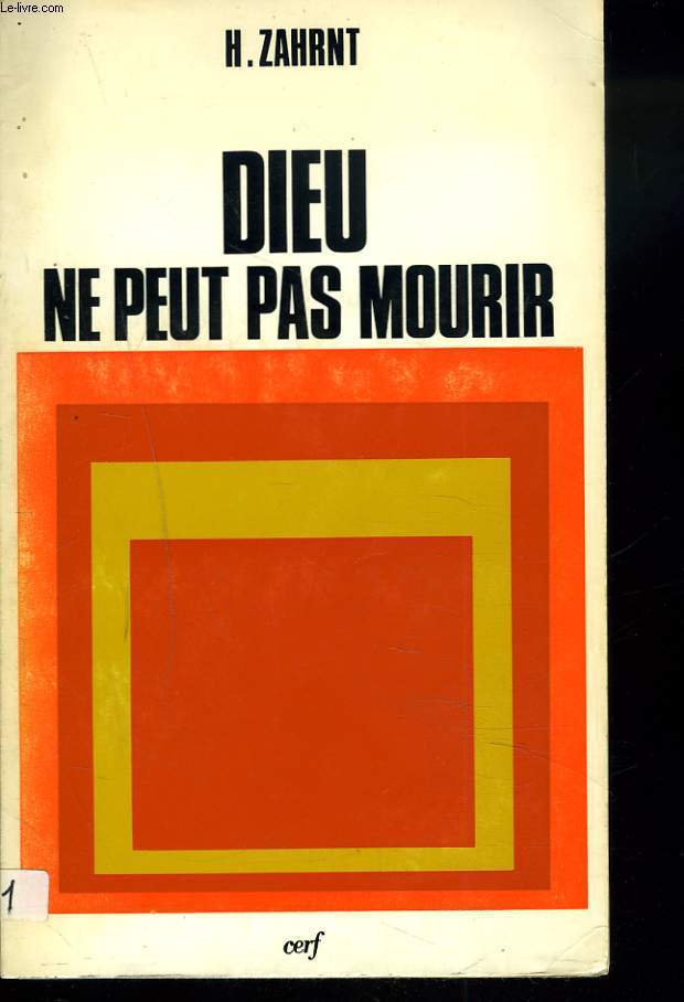 DIEU NE PEUT PAS MOURIR