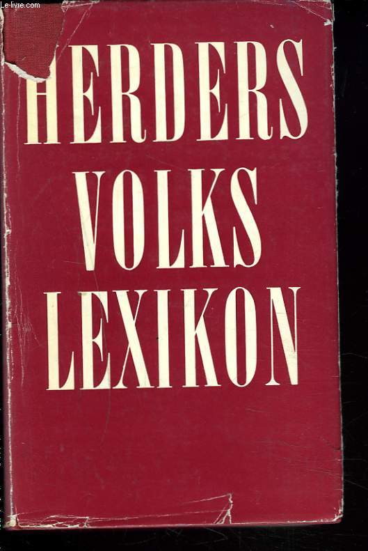 HERDERS VOLKS LEXIKON A-Z.