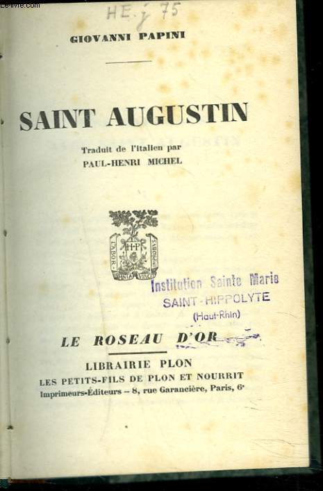 SAINT AUGUSTIN