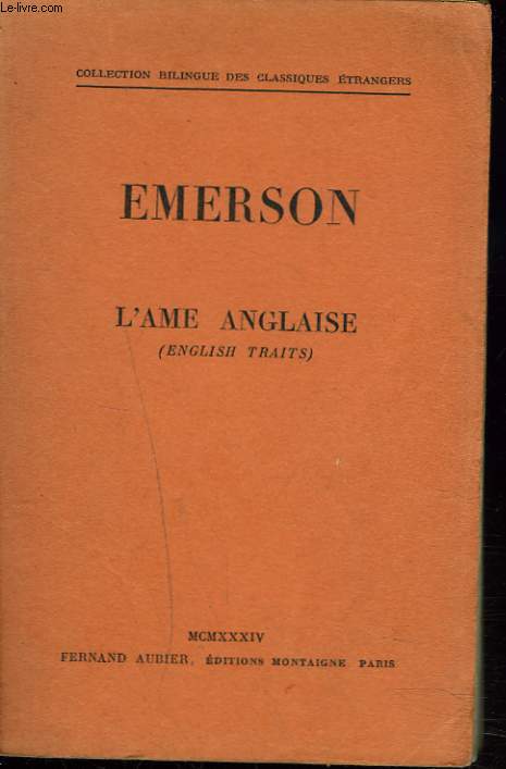 AME ANGLAISE / ENGLISH TRAITS